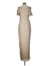 Boohoo Tan Cocktail Dress Size 10 - photo 2