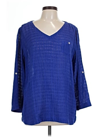 Soft Surroundings 3/4 Sleeve Blouse (view 1)