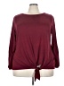 BLOOMCHIC Burgundy 3/4 Sleeve Top Size 22 - photo 1