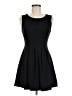 Monteau Solid Black Cocktail Dress Size M - photo 1