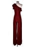 Zara Solid Burgundy Jumpsuit Size M - photo 2