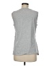 Talbots 100% Polyester Silver Sleeveless Top Size M - photo 2