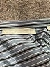 Vince. 100% Silk Stripes Blue Long Sleeve Silk Top Size M - photo 7