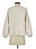 Time and Tru 100% Cotton Animal Print Ivory Pullover Sweater Size S - photo 2