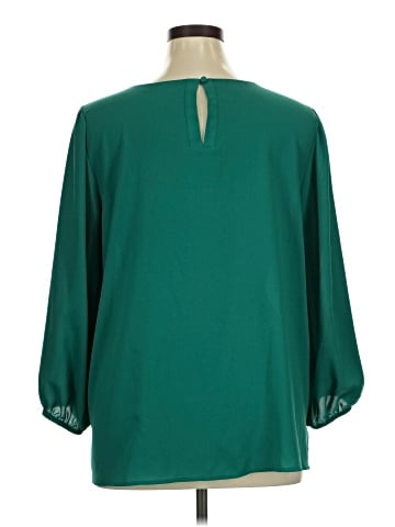 Ann Taylor LOFT 3/4 Sleeve Blouse (view 2)