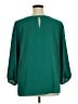 Ann Taylor LOFT 100% Polyester Green 3/4 Sleeve Blouse Size 16 - photo 2
