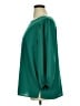 Ann Taylor LOFT 100% Polyester Green 3/4 Sleeve Blouse Size 16 - photo 5