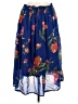 Assorted Brands Floral Blue Casual Skirt Size M - photo 1