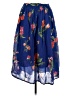 Assorted Brands Floral Blue Casual Skirt Size M - photo 2