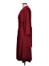 Mixit Solid Burgundy Cocktail Dress Size 10 - photo 5