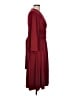 Mixit Solid Burgundy Cocktail Dress Size 10 - photo 4