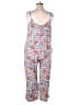 Unbranded Floral White Blue Jumpsuit Size XL - photo 2