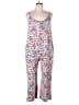Unbranded Floral White Blue Jumpsuit Size XL - photo 1