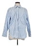 Closed Stripes Blue Long Sleeve Button-Down Shirt Size M - photo 1