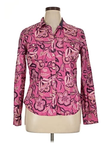 IZOD Long Sleeve Blouse (view 1)