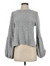 Lulus 100% Acrylic Metallic Gray Pullover Sweater Size S - photo 1