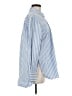 Closed Stripes Blue Long Sleeve Button-Down Shirt Size M - photo 4