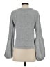 Lulus 100% Acrylic Metallic Gray Pullover Sweater Size S - photo 2