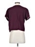 Splendid Burgundy Short Sleeve Blouse Size S - photo 2