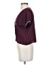 Splendid Burgundy Short Sleeve Blouse Size S - photo 5