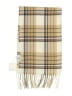 Assorted Brands 100% Polyester Plaid Ivory Scarf One size - photo 2
