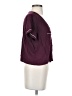Splendid Burgundy Short Sleeve Blouse Size S - photo 4