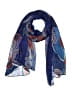 Unbranded 100% Polyester Paisley Blue Scarf One size - photo 1