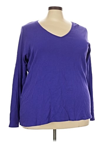 Lane Bryant 3/4 Sleeve T-Shirt (view 1)