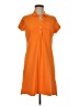 Lands' End Orange Casual Dress Size 6 - photo 1