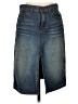 Express Jeans 100% Cotton Blue Denim Skirt Size 3 - photo 1