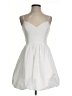 Express Solid White Cocktail Dress Size S - photo 1