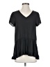 Ro & De 100% Polyester Black Short Sleeve Blouse Size S - photo 1