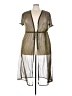 impulsive 100% Polyester Green Kimono Size 3X - photo 1