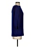 Diane von Furstenberg 100% Polyester Blue 3/4 Sleeve Top Size P (petite) - photo 4
