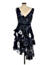 MARCHESA notte 100% Polyester Paisley Blue Cocktail Dress Size 10 - photo 2