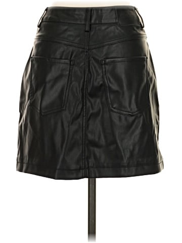 DKNY Jeans Faux Leather Skirt (view 2)