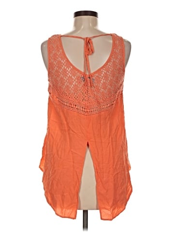 Buttons Sleeveless Blouse (view 2)