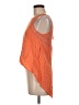 Buttons Orange Sleeveless Blouse Size M - photo 5