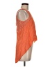 Buttons Orange Sleeveless Blouse Size M - photo 4