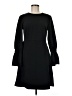 Lark & Ro Solid Black Casual Dress Size 8 - photo 1