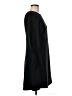 Lark & Ro Solid Black Casual Dress Size 8 - photo 4