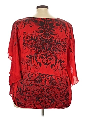 Cato 3/4 Sleeve Blouse (view 2)