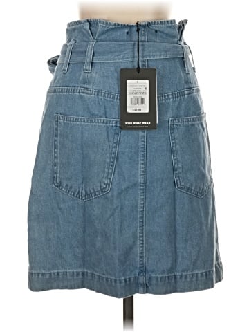 Who What Wear Denim Skirt (view 2)