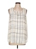 Assorted Brands 100% Polyester Ivory Sleeveless Blouse Size L (estimated) - photo 1