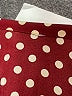 Unbranded Polka Dots Burgundy Long Sleeve Blouse Size L (estimated) - photo 7