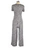Hobbs London Polka Dots Gray Jumpsuit Size 6 - photo 2