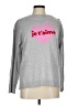 Talbots Hearts Gray Pullover Sweater Size M - photo 1