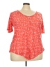 New Directions Orange Short Sleeve Top Size 3X - photo 1