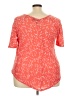 New Directions Orange Short Sleeve Top Size 3X - photo 2