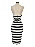 Express Stripes Black Cocktail Dress Size 0 - photo 2